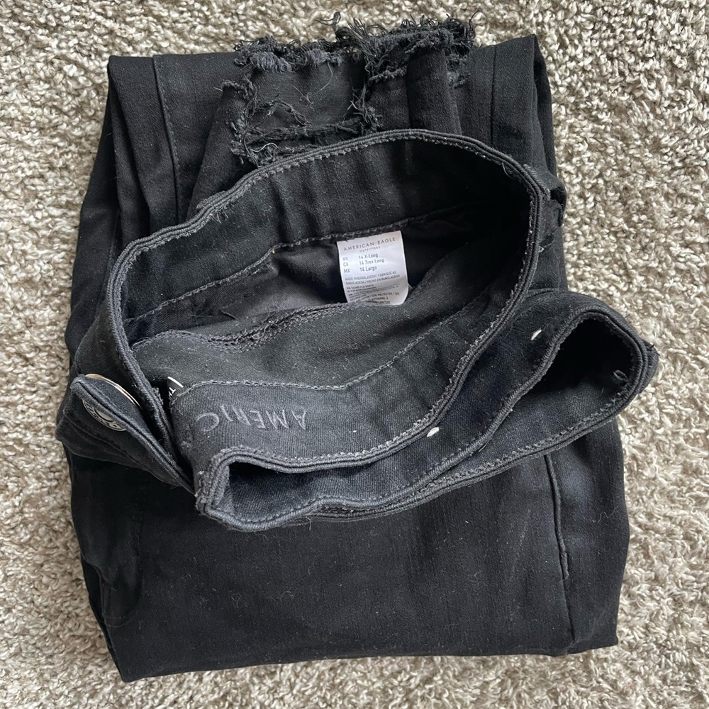 American Eagle Black High Waisted Jeggings ($30 OBO!)